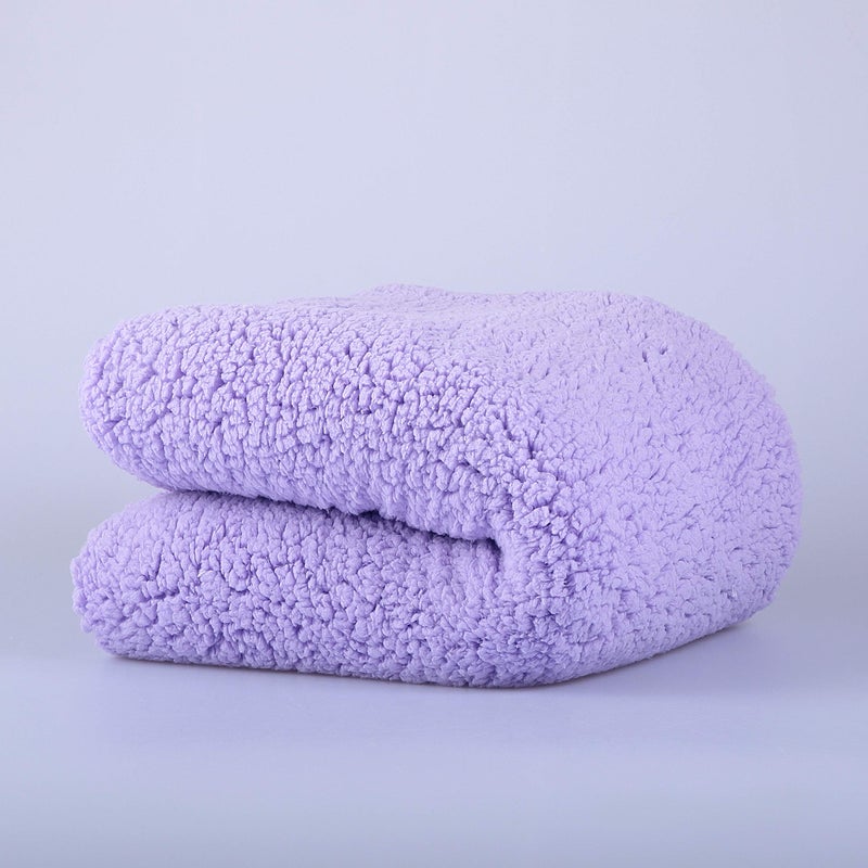 Reafort Ultra Soft Sherpa Body Pillow Cover/Case with Zipper Closure 21"x54" (21"x54" Body Pillow Cover, Lilac) - Image 3
